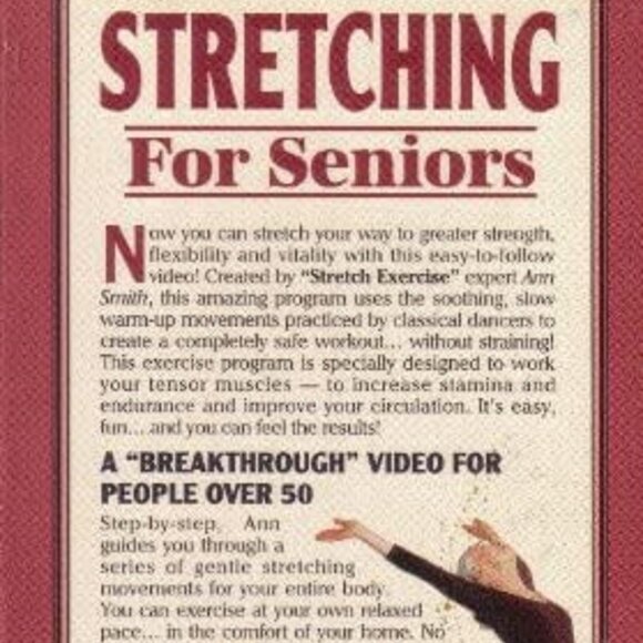Stretching For Seniors with Ann Smith New Sealed VHS Tape 1997 NEW - Picture 2 of 3